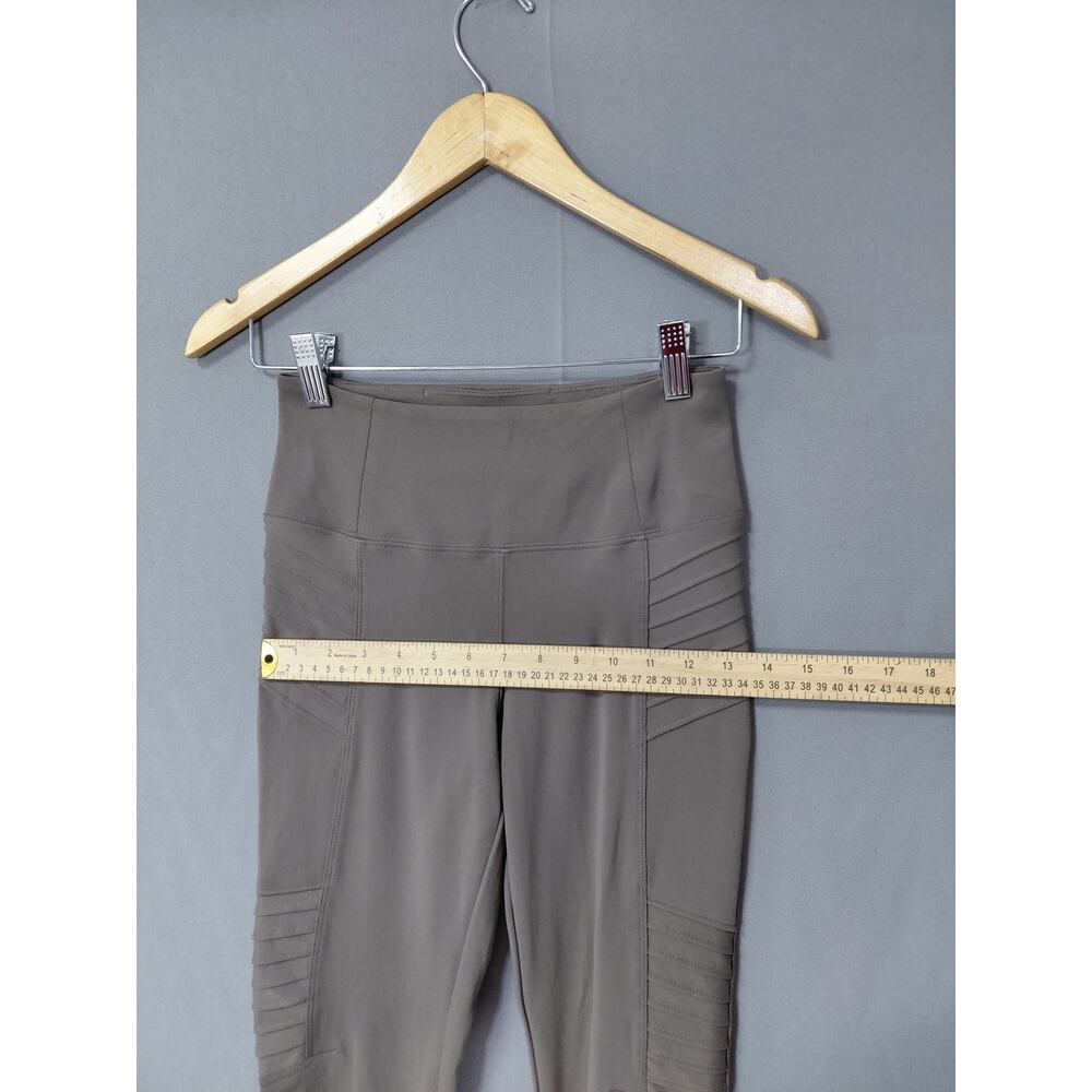 Athleta Delancey Moto Tight Brown Stretch Pants Women Size XS - Picture 12 of 16